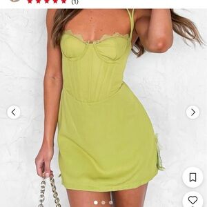 Lime Green Women's Dress